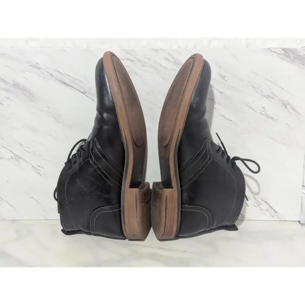 Sonoma Men’s Shoes Black Ankle Boot Ortholite 10.5 M